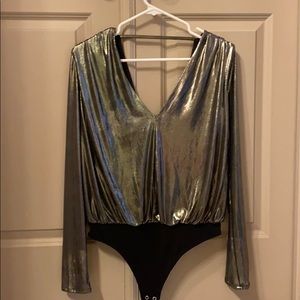 Gold Metallic bodysuit